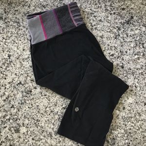 lululemon Black Yoga Crop Pants
